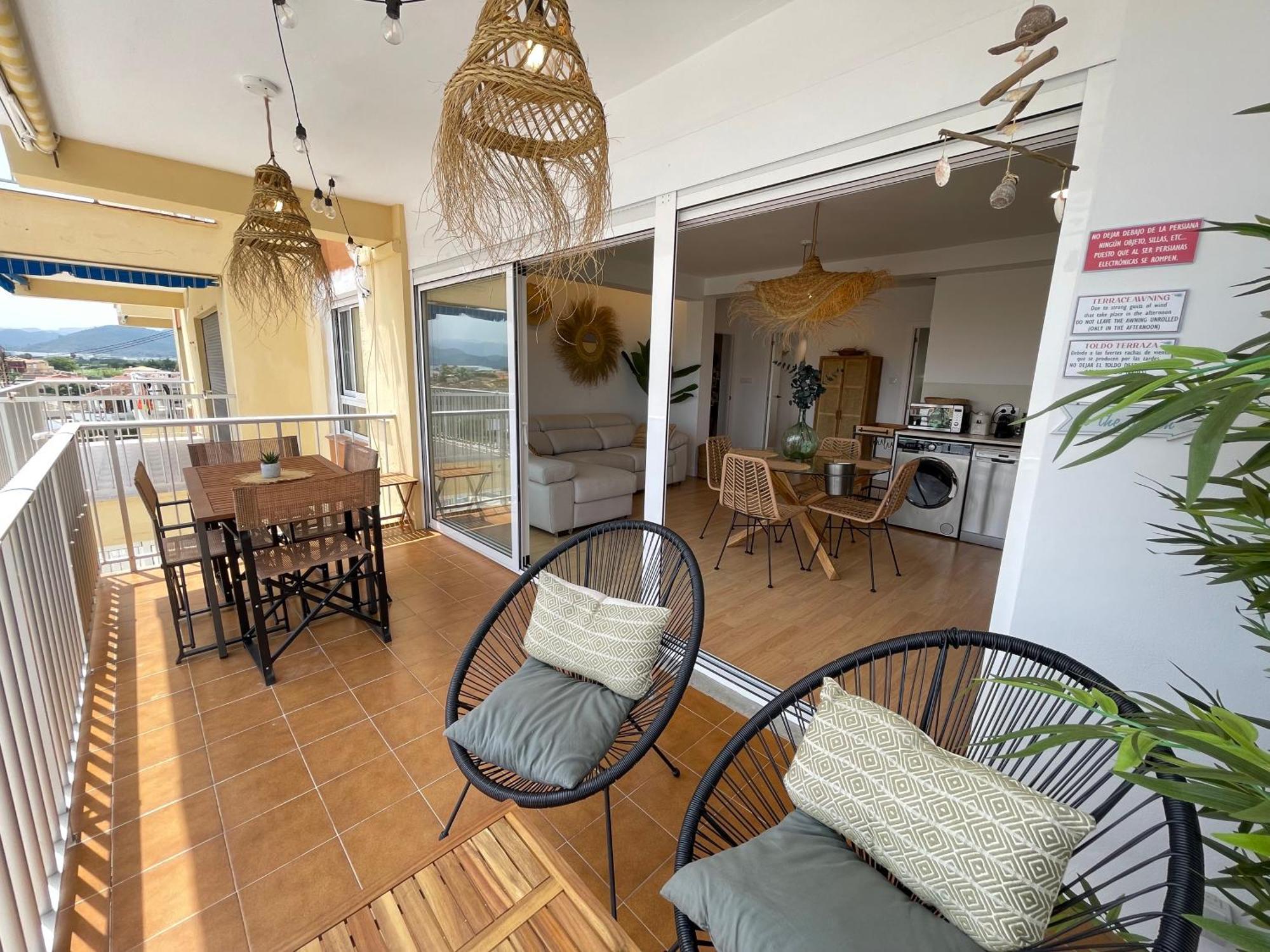 Ap-5 Ximoapartments Con Vistas Al Mar Oliva Bagian luar foto