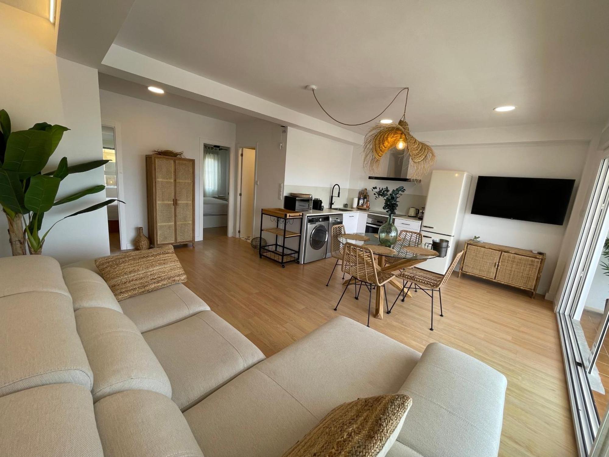 Ap-5 Ximoapartments Con Vistas Al Mar Oliva Bagian luar foto